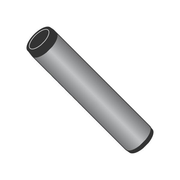 Newport Fasteners Dowel Pin, 1/2 in Nominal Dia, 1-1/4 in L, Steel, 20 PK 384974 - main